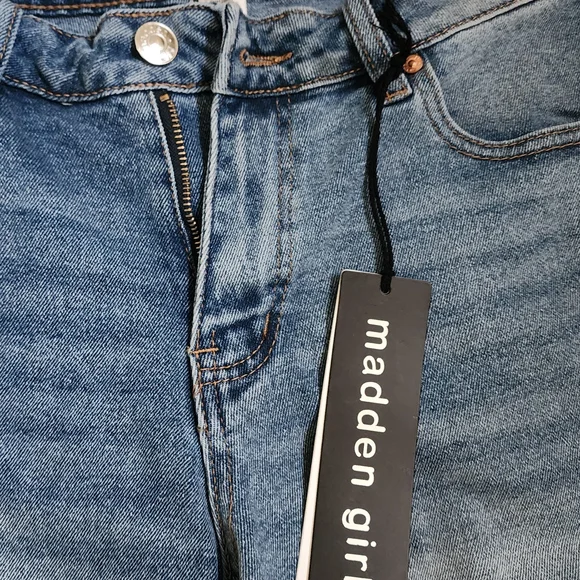 Madden Girl Light Blue Jean Shorts - Picture 2 of 3